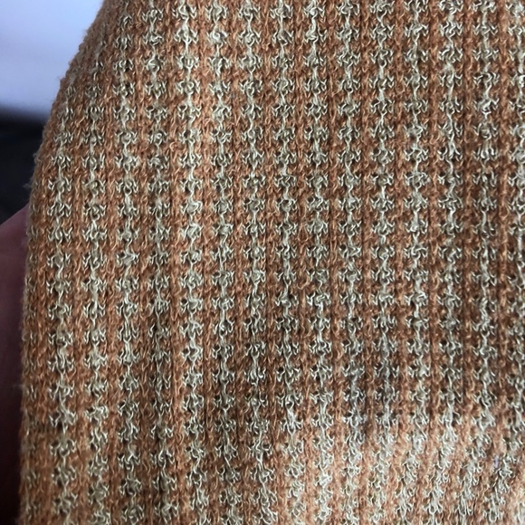 V-neck Button down tie Knit Long Sleeve top - Picture 5 of 5